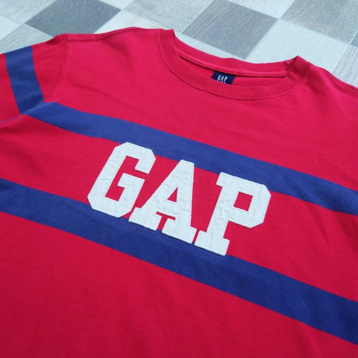 GAP KIDS ロゴ 長袖 Tシャツ レッド キッズ XL ロンティー | Vintage.City 古着屋、古着コーデ情報を発信