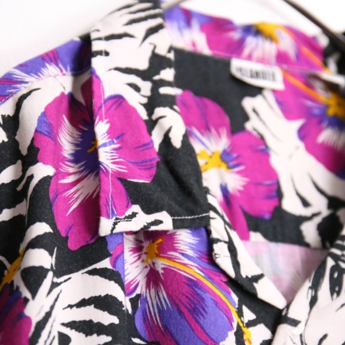 vivid pink flower rayon aloha shirt | Vintage.City Vintage Shops, Vintage Fashion Trends