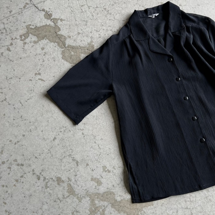 vintage pleats shirt jacket 90s | Vintage.City 古着屋、古着コーデ情報を発信