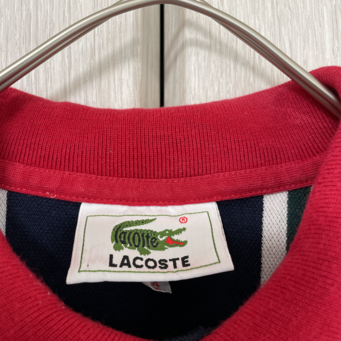 ラコステ　LACOSTE ポロシャツ　ストライプ | Vintage.City 古着屋、古着コーデ情報を発信