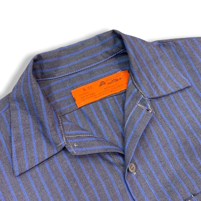 RED KAP Stripe S/S Work Shirt GRY | Vintage.City 古着屋、古着コーデ情報を発信