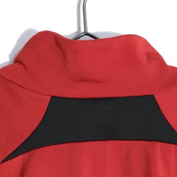 "adidas" red × black 3lines track jacket | Vintage.City 古着屋、古着コーデ情報を発信