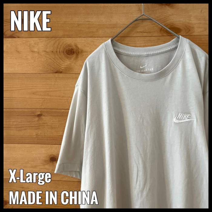 NIKE】刺繍ロゴ 半袖 Tシャツ ワンポイント ナイキ XL us古着 | Vintage.City