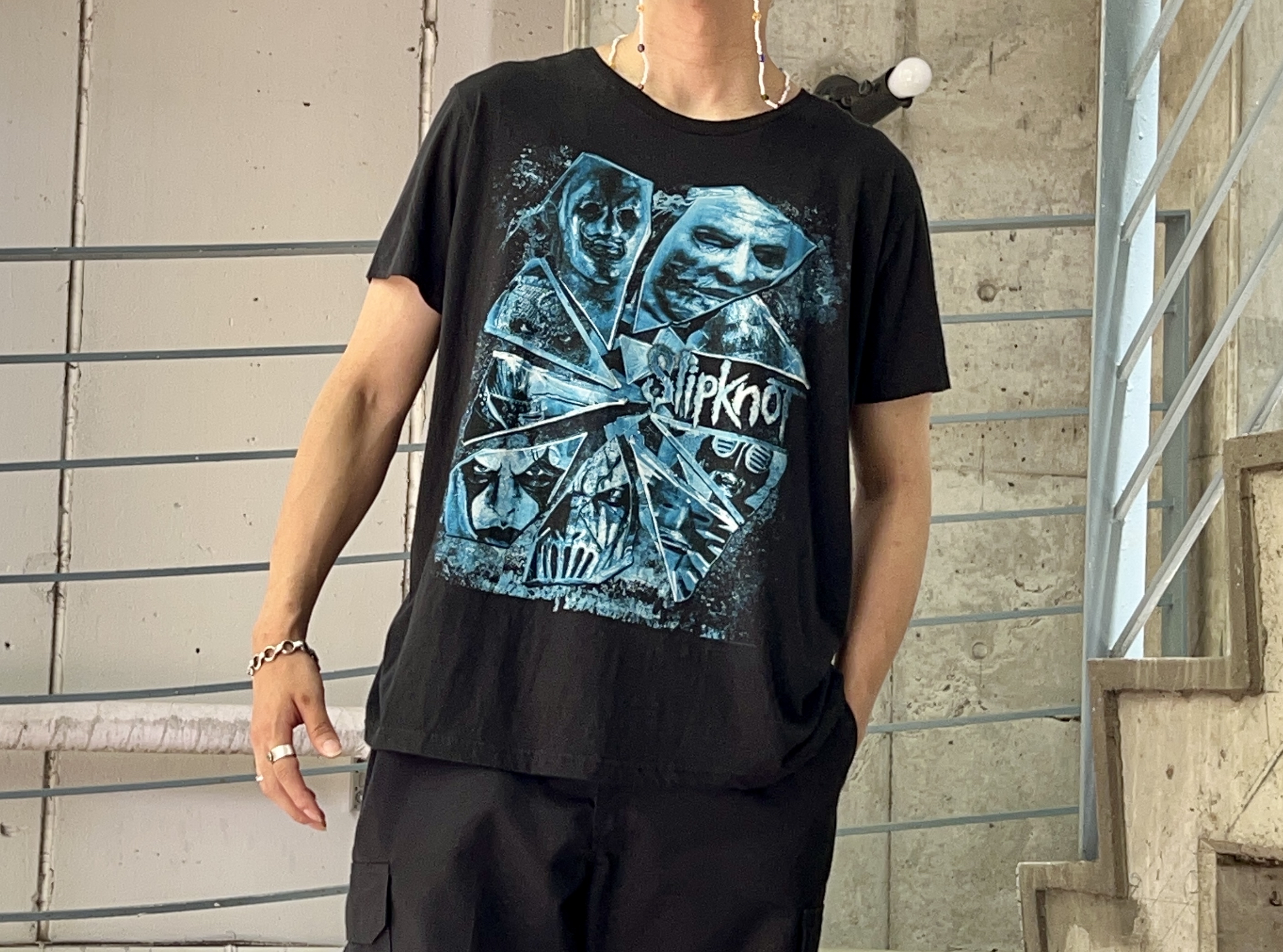 USA製 Slipknot スリップノット ヴィンテージ ビッグ Tシャツ XL-