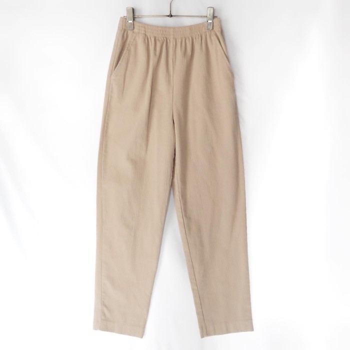 Beige slacks easy pants | Vintage.City 古着屋、古着コーデ情報を発信