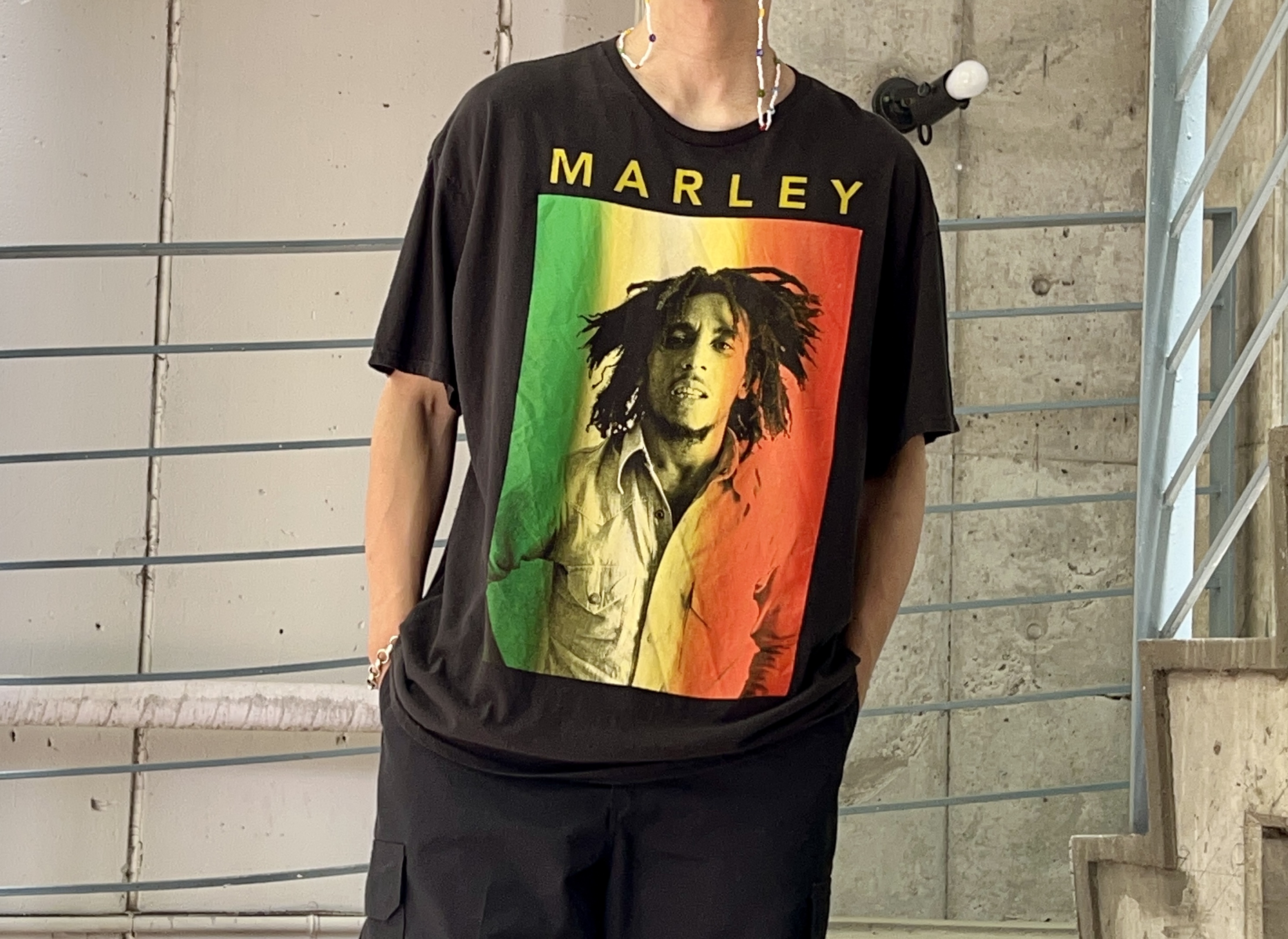 Boohoo × Bob Marley ボブマーリー 半袖 Tシャツ ブラック 黒 (boohoo