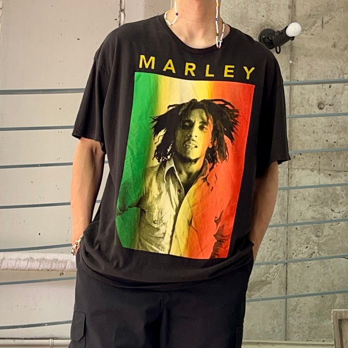 希少　BOB MARLEY ヴィンテージ  Tシャツ　ロック　バンド　総柄vintagetshirts
