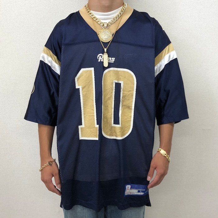b250.NFL ロサンゼルス・ラムズ ゲームシャツ ストリート 10 L | Vintage.City 빈티지숍, 빈티지 코디 정보