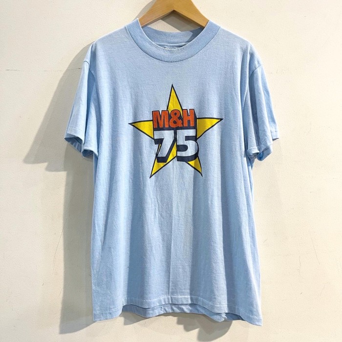 1980's M&H 75 T-shirt | Vintage.City 빈티지숍, 빈티지 코디 정보