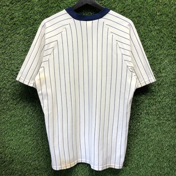 b315.90s- MLB ニューヨークヤンキース ストライプtシャツ | Vintage.City 빈티지숍, 빈티지 코디 정보