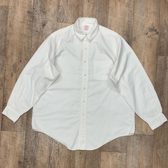 90'S BROOKS BROTHERS オックスフォード BDシャツ ホワイト | Vintage.City 빈티지숍, 빈티지 코디 정보