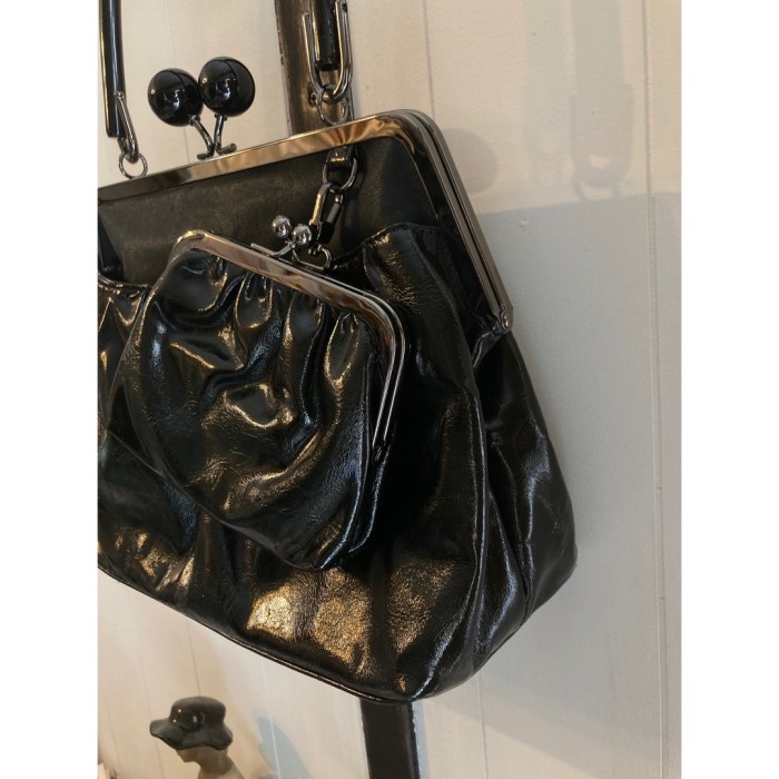 handbag がま口ハンドバック 黒ブラック | Vintage.City Vintage Shops, Vintage Fashion Trends