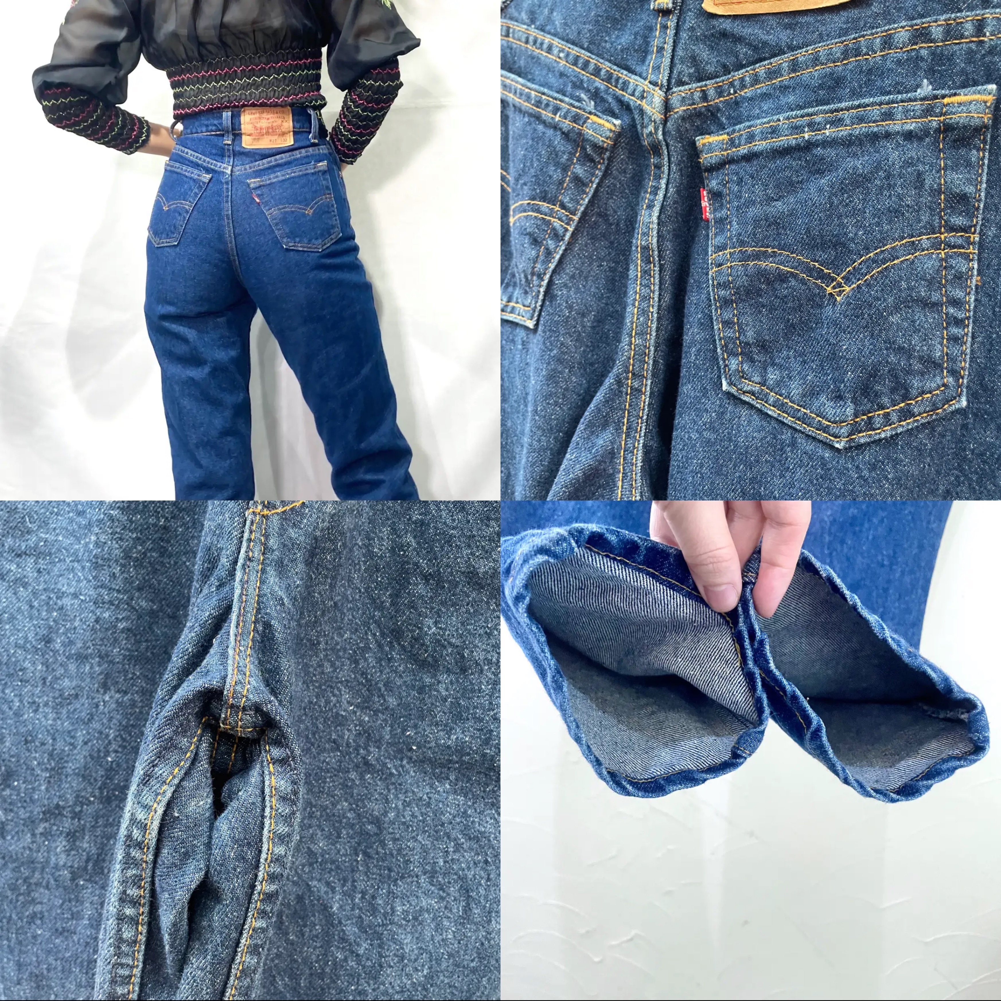 90s made in USA Levi's 17505 denim pants | Vintage.City