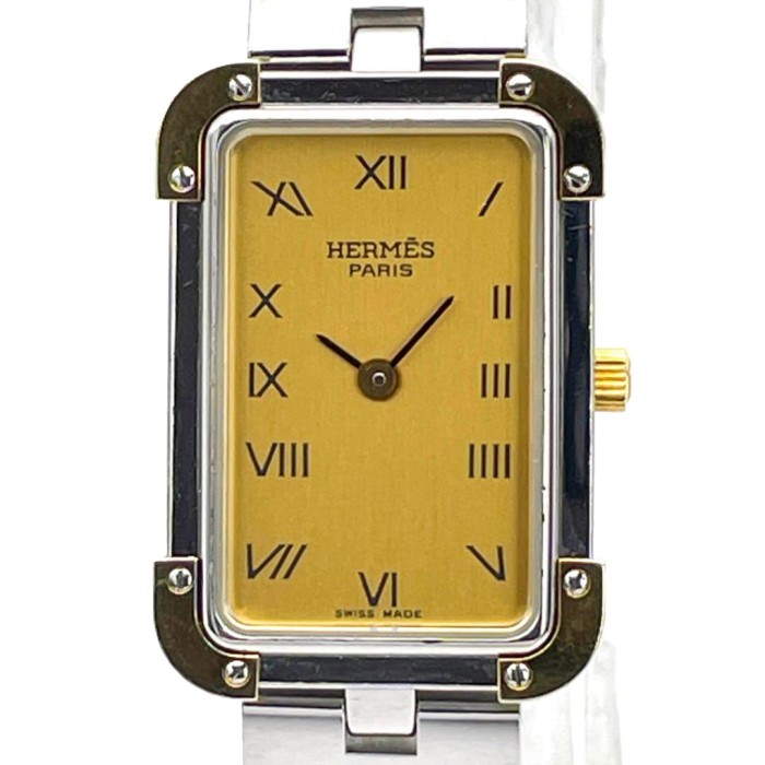 HERMES エルメス レディース腕時計 クロアジュール QZ SS コンビ | Vintage.City