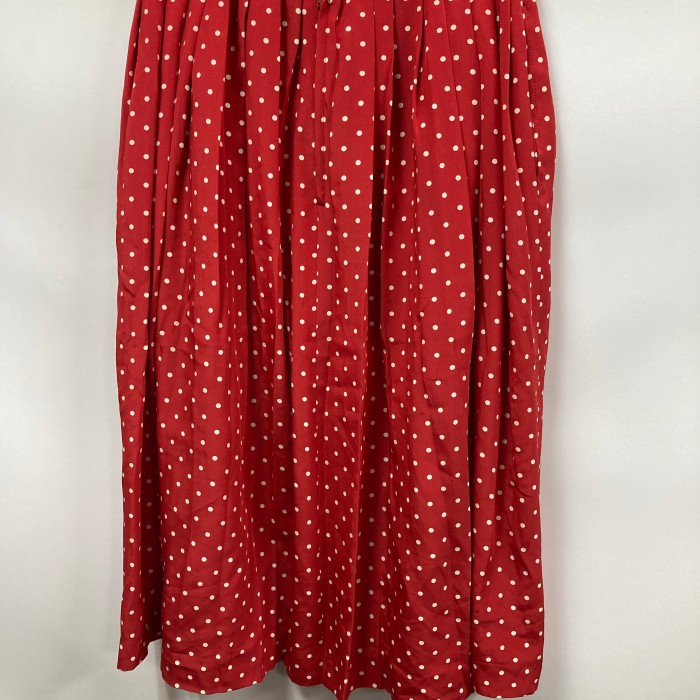 80s Vintage polka dot medium skirt | Vintage.City 빈티지숍, 빈티지 코디 정보