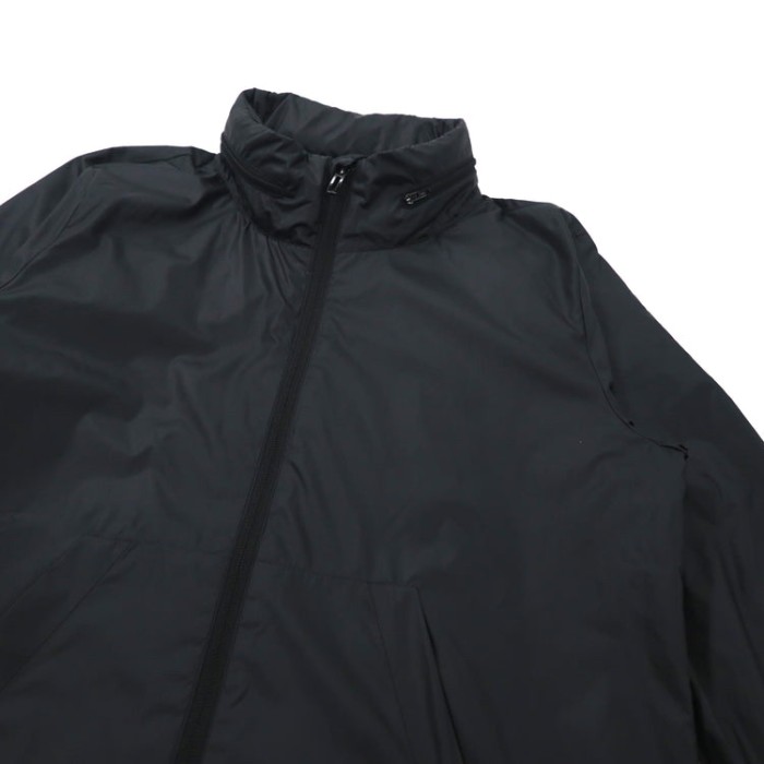 ADIDAS ナイロンジャケット OT ブラック 袖ロゴ フード収納式 | Vintage.City 古着屋、古着コーデ情報を発信