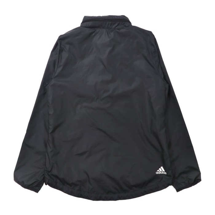 ADIDAS ナイロンジャケット OT ブラック 袖ロゴ フード収納式 | Vintage.City 古着屋、古着コーデ情報を発信