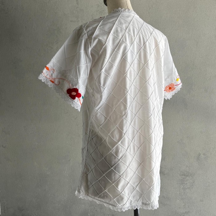 vintage embroidery lace blouse | Vintage.City 古着屋、古着コーデ情報を発信