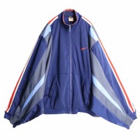 remake "再構築" blue tone track jacket | Vintage.City 빈티지숍, 빈티지 코디 정보