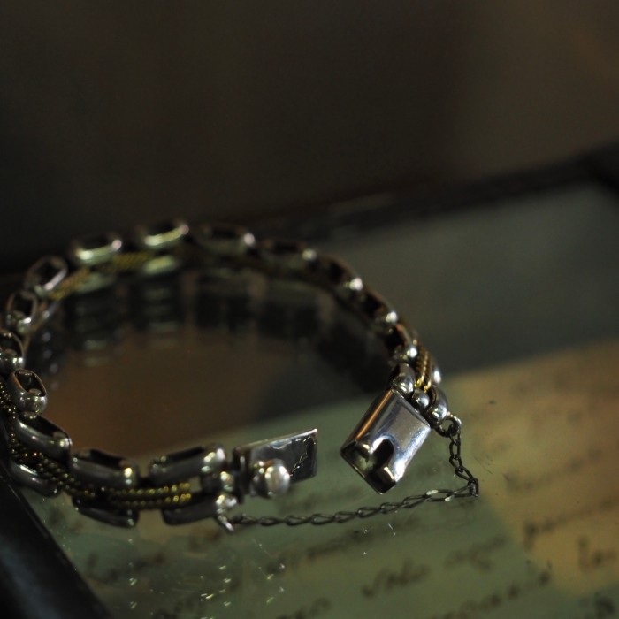Vintage Mexican silver link bracelet | Vintage.City 古着屋、古着コーデ情報を発信