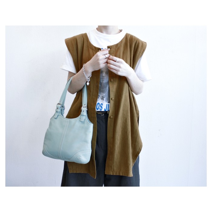 “COACH” Leather Shoulder Bag | Vintage.City Vintage Shops, Vintage Fashion Trends
