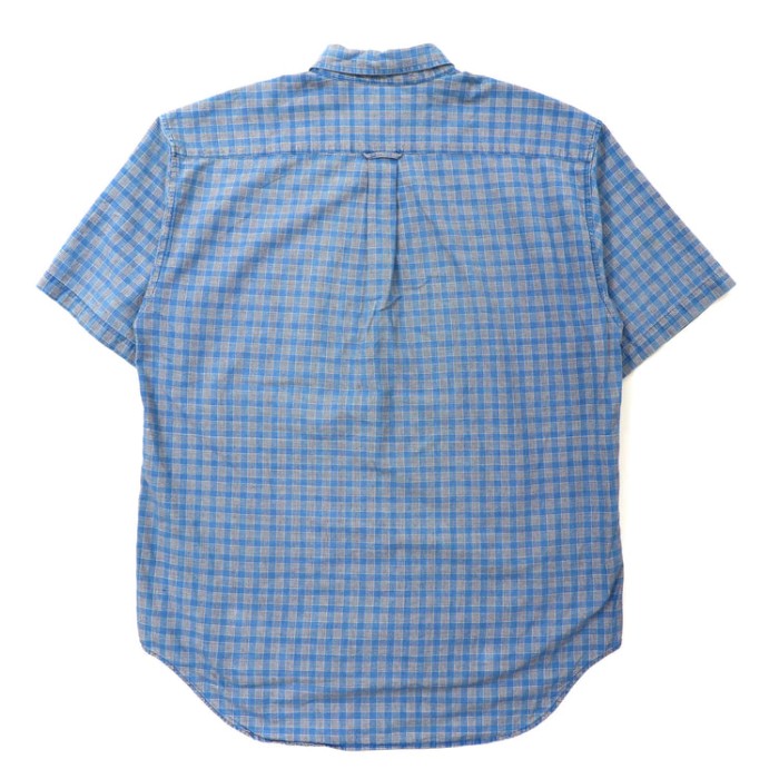 GAP ビッグサイズ半袖シャツ L ブルー チェック オールドギャップ 90s | Vintage.City 古着屋、古着コーデ情報を発信