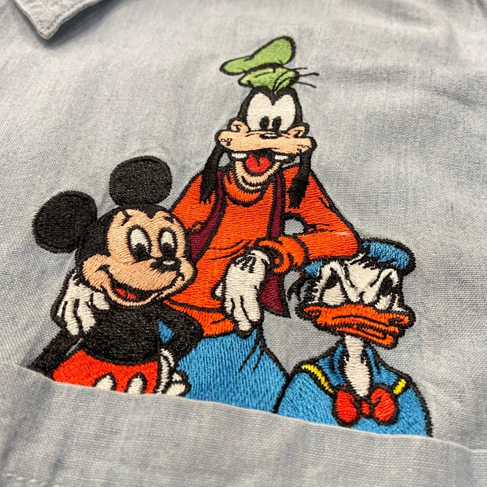 Disney L/Sシャンブレーシャツ | Vintage.City 古着屋、古着コーデ情報を発信