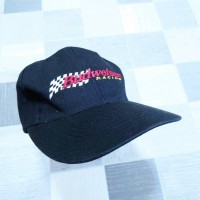 90’s Budweiser RACING チェッカーフラッグ ロゴ キャップ | Vintage.City ヴィンテージ 古着