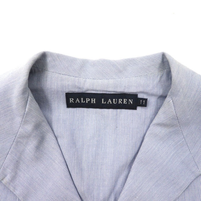 RALPH LAUREN テーラードジャケット 11 ブルー コットン 日本製 | Vintage.City 古着屋、古着コーデ情報を発信
