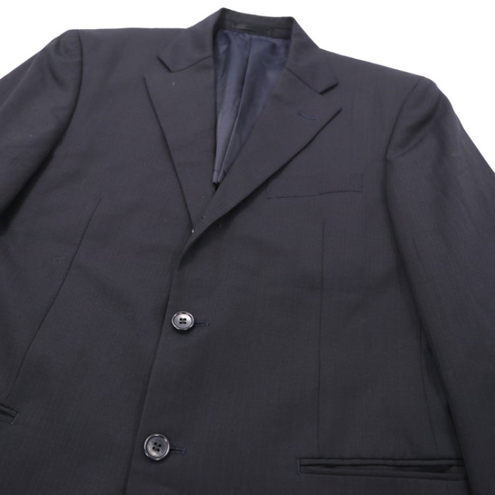 SANTA BARBARA 3Bスーツ セットアップ A4 ネイビー ストライプ | Vintage.City 古着屋、古着コーデ情報を発信