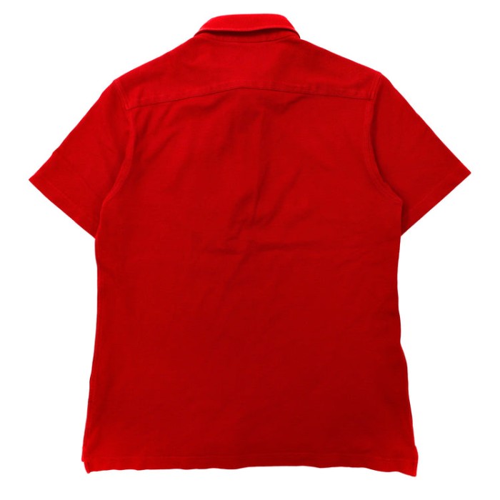 LACOSTE ポロシャツ 5 レッド コットン スモールロゴ刺繍 日本製 | Vintage.City 古着屋、古着コーデ情報を発信