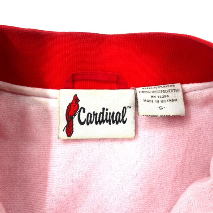 CARDINAL スタジャン S レッド ナイロン | Vintage.City 古着屋、古着コーデ情報を発信