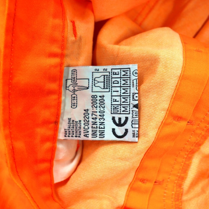 ユーロワーク リフレクターパンツ M オレンジ コットン | Vintage.City 古着屋、古着コーデ情報を発信