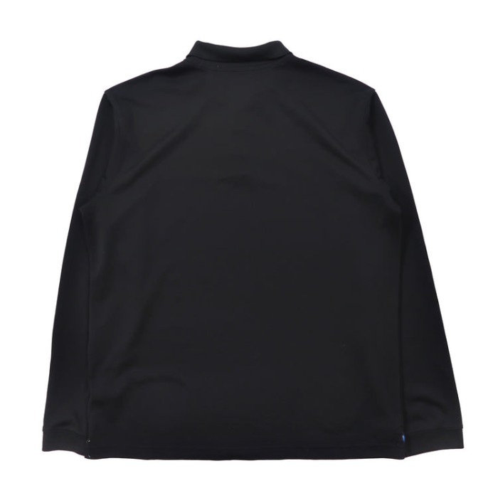 COLUMBIA 長袖ポロシャツ XL ブラック ポリエステル ロゴ刺繍 | Vintage.City 古着屋、古着コーデ情報を発信