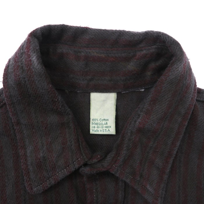 BIG MAC ネルシャツ M ブラック ストライプ コットン USA製 | Vintage.City 古着屋、古着コーデ情報を発信