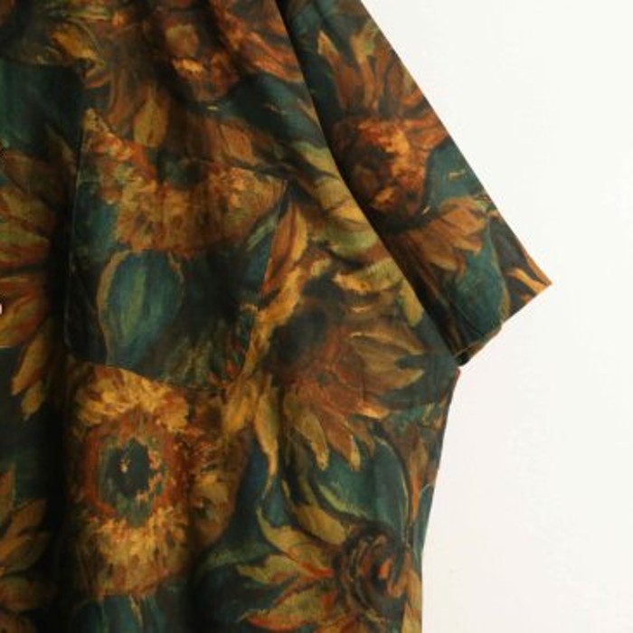 beautiful sunflower design H/S shirt | Vintage.City Vintage Shops, Vintage Fashion Trends