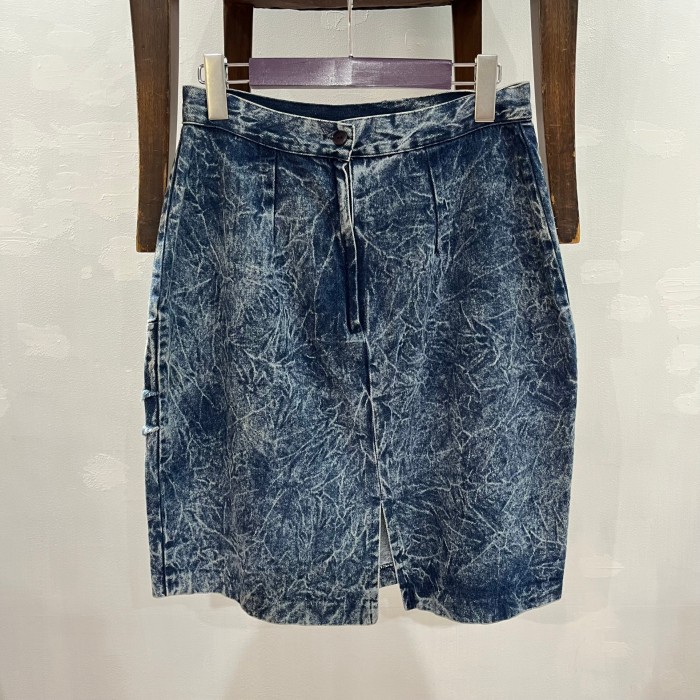 90s fringe design denim skirt | Vintage.City 古着屋、古着コーデ情報を発信