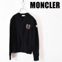 MONCLER モンクレール レディース スマイルワッペン トレーナー ブラック | Vintage.City 古着屋、古着コーデ情報を発信