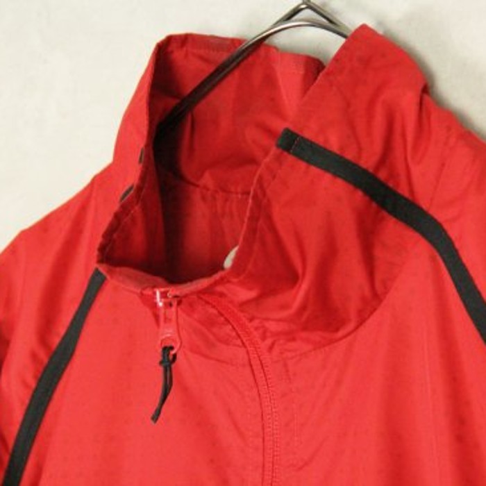 "NIKE" primary red color sporty jacket | Vintage.City 古着屋、古着コーデ情報を発信