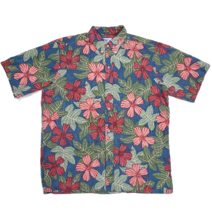 Lsize reyn spooner flower aloha shirt | Vintage.City 古着屋、古着コーデ情報を発信
