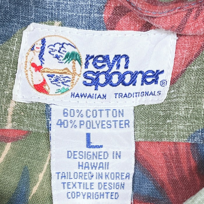 Lsize reyn spooner flower aloha shirt | Vintage.City 古着屋、古着コーデ情報を発信