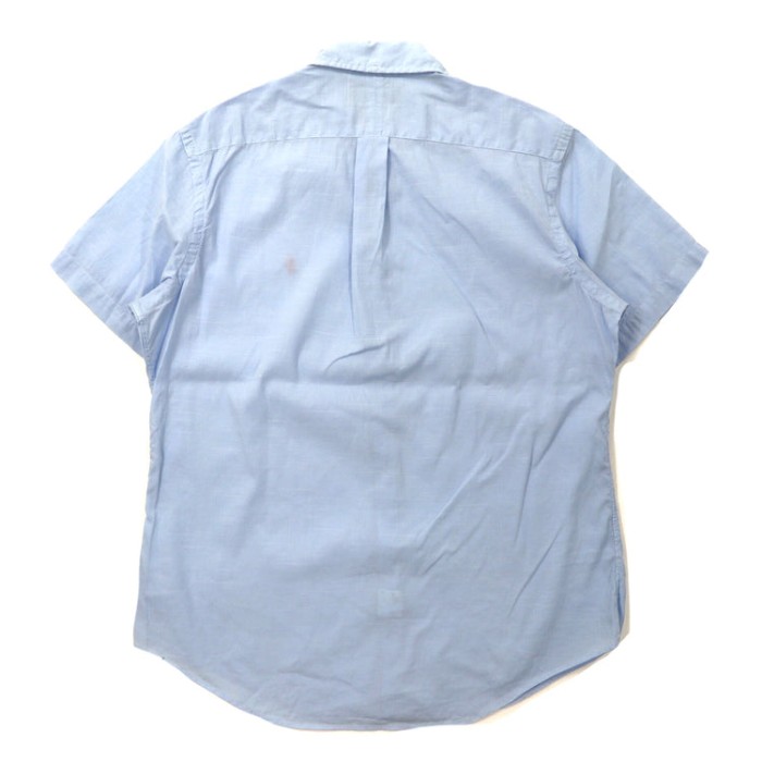 RALPH LAUREN 半袖ボタンダウンシャツ XL ブルー リネン | Vintage.City 古着屋、古着コーデ情報を発信