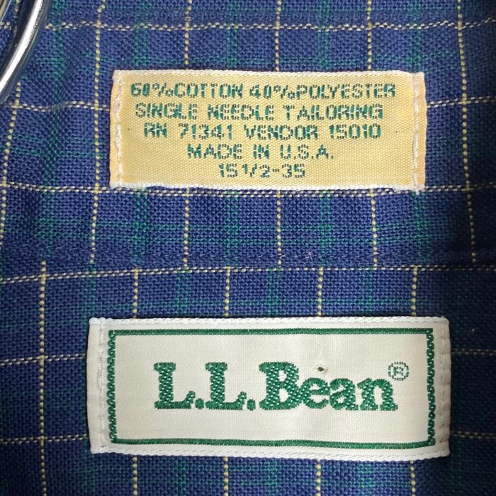 L.LBean   80s〜 usa製 チェック柄 ポリコットン  BDシャツ | Vintage.City Vintage Shops, Vintage Fashion Trends