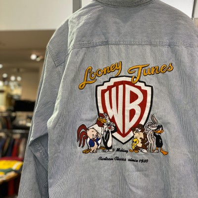 90s Looney Tunes 刺繍 ヒッコリー シャツ | Vintage.City Vintage Shops, Vintage Fashion Trends
