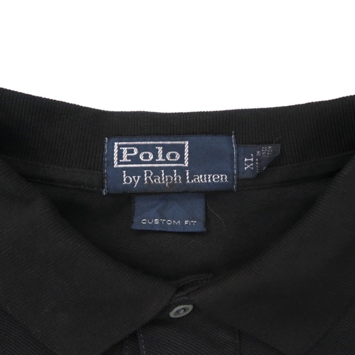 POLO BY RALPH LAUREN ポロシャツ XL ブラック コットン | Vintage.City 古着屋、古着コーデ情報を発信