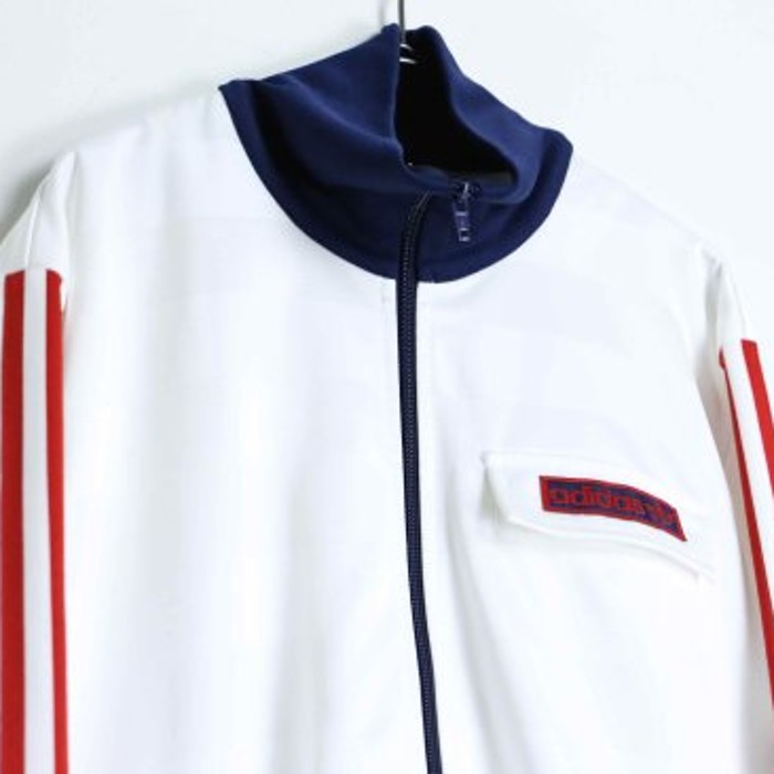 "Adidas"white base flap pocket  jacket | Vintage.City Vintage Shops, Vintage Fashion Trends