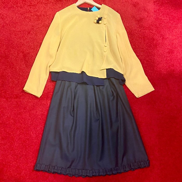 used オーダーメイド裾フリルスカート チャコールグレー | Vintage.City 古着屋、古着コーデ情報を発信