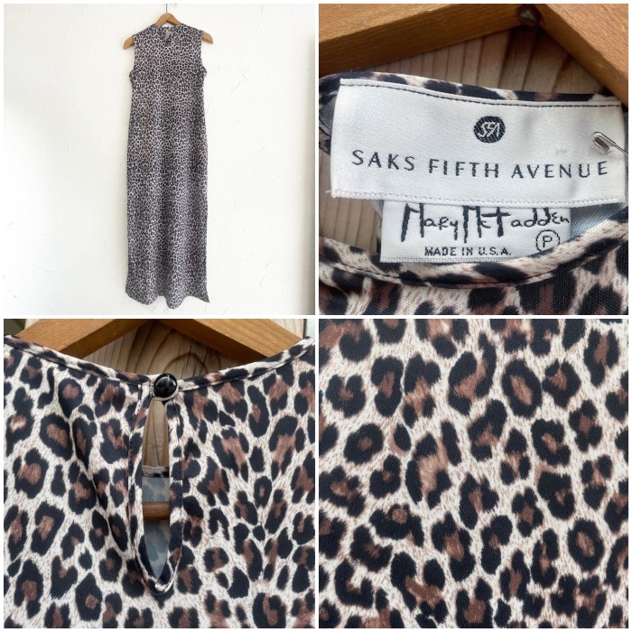 Made in USA leopard onepiece | Vintage.City 古着屋、古着コーデ情報を発信