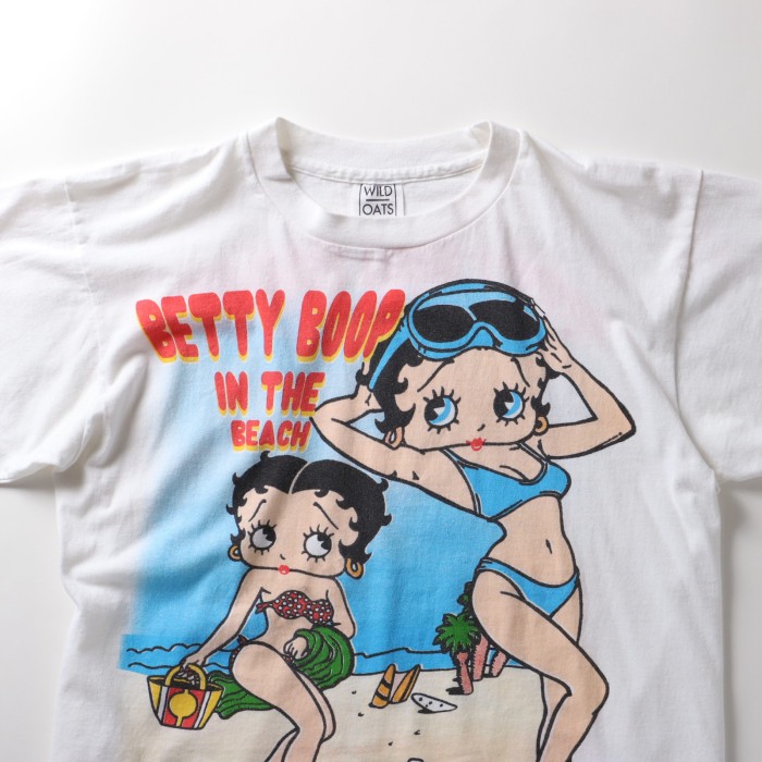 希少】80's USA製 ベティ オフィシャル 両面 プリント 半袖 Tシャツ 