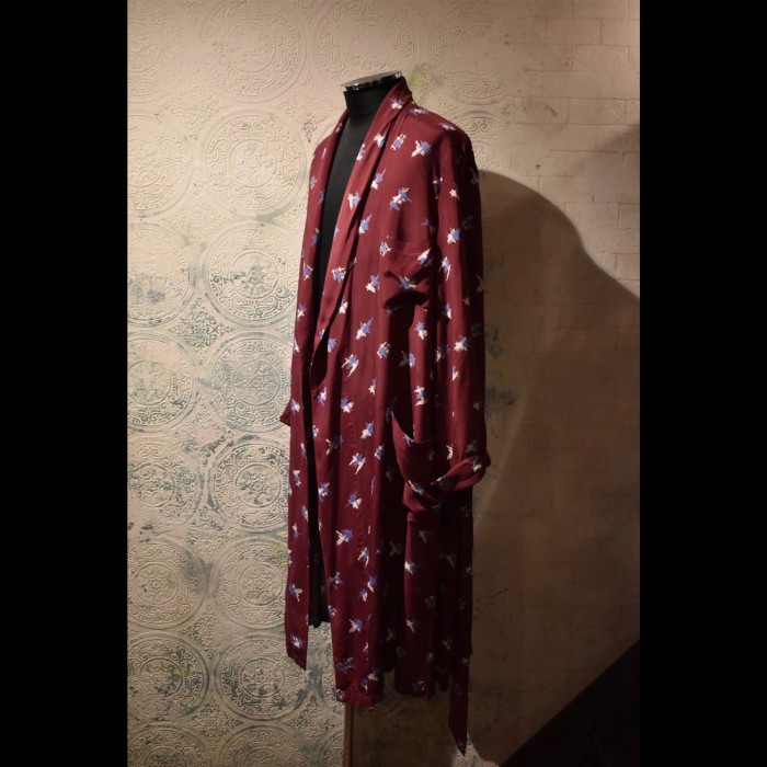us 1950's~ atomic pattern rayon gown | Vintage.City 빈티지숍, 빈티지 코디 정보